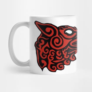 Red Wolfhead Banner - Wheel of time - Lord Perrin Goldeneyes Mug